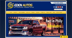 Desktop Screenshot of edenautos.com